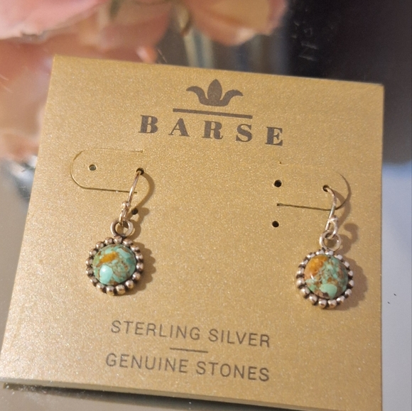 Barse turquoise earrings - Picture 3 of 5